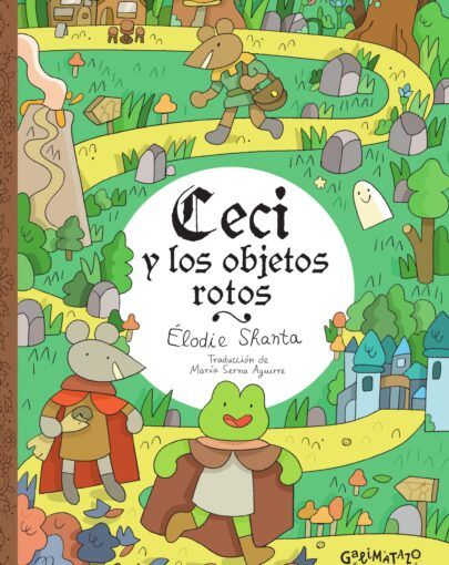 Ceci y los objetos rotos. Imagen cubirerta