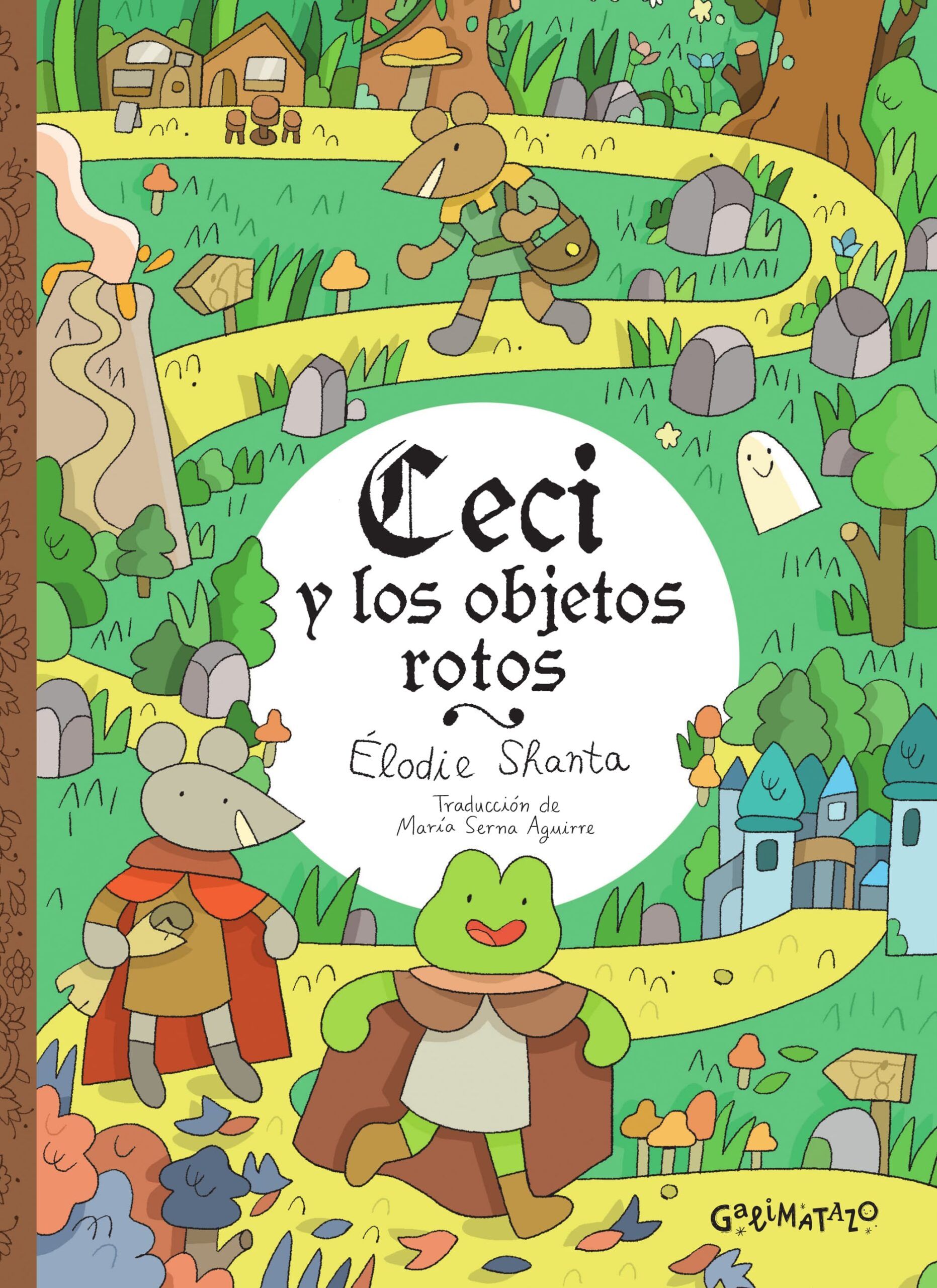Ceci y los objetos rotos. Imagen cubirerta